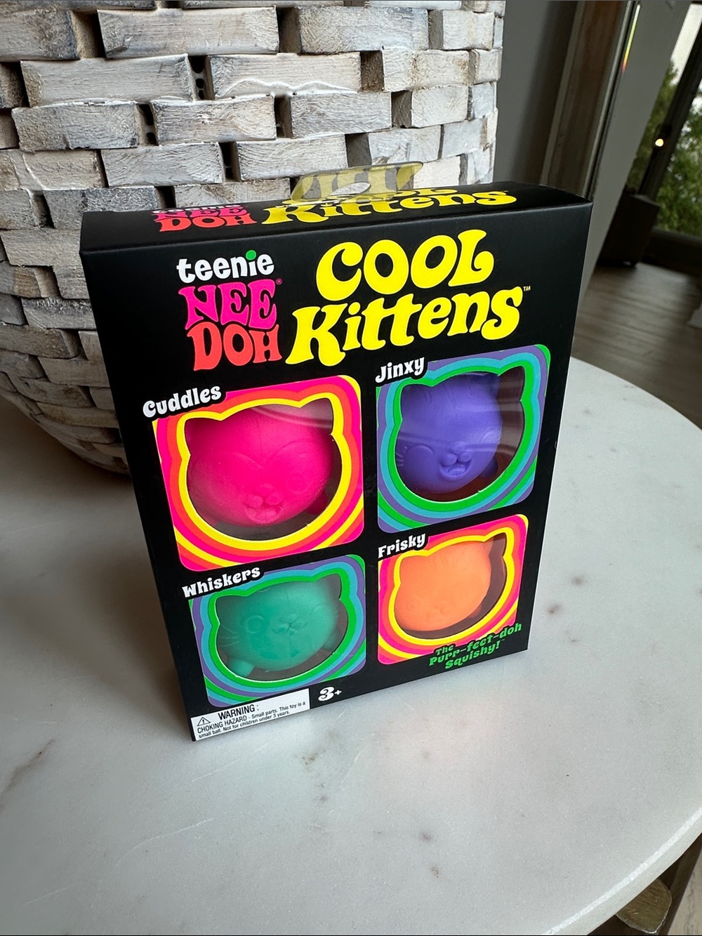 Cool Kittens Plush Set - Pink, Purple, Teal, Orange